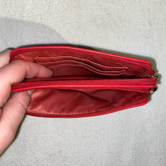 Red Coach wristlet - Picture 2 of 3